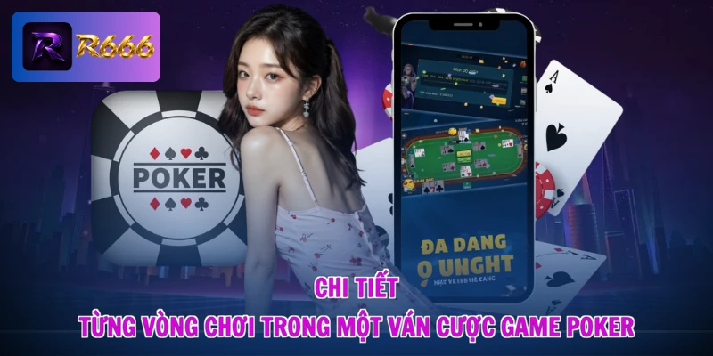 Cách Chơi Poker - Làm Chủ Phép Toán, Chuẩn Xác Dự Đoán 2 Chi tiết từng vòng chơi trong một ván cược game Poker
