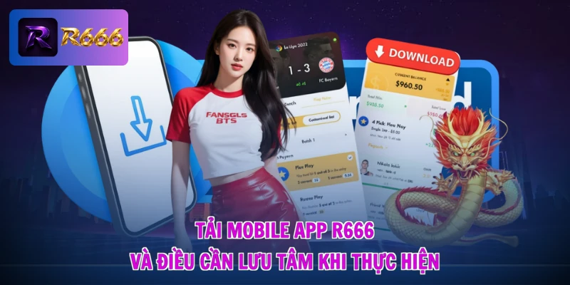 Tải mobile app R666 và điều cần lưu tâm khi thực hiện