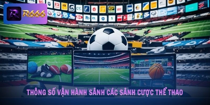 Thể Thao R666 3 Thông số vận hành sảnh các sảnh cược thể thao